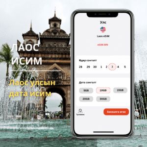 Лаос еСИМ (Laos Data eSIM)