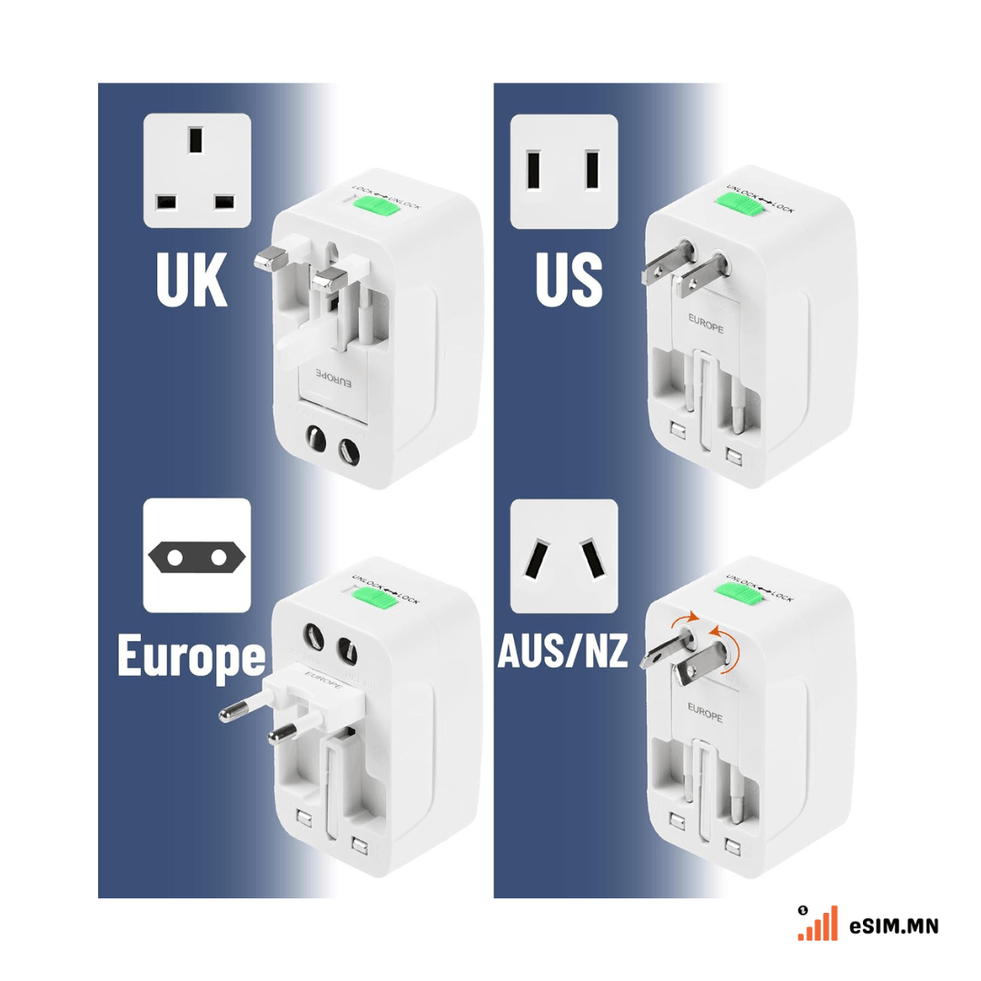 Аяллын универсал адаптер (Travel Adapter) - Image 2