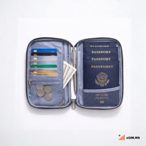 Гадаад паспортын гэр "RFID хамгаалалттай" (Passport Case)